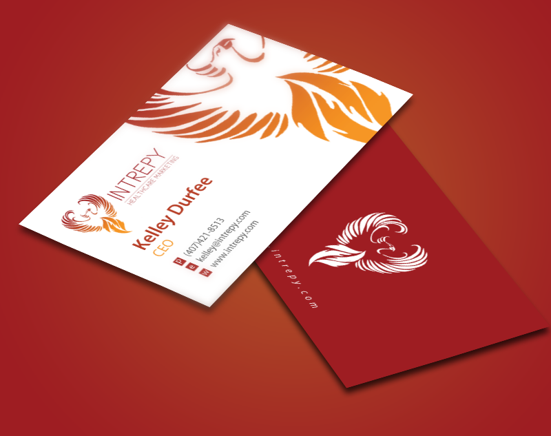 Design de Carte de Visite par chandrayaan.creative pour Intrepy Healthcare Marketing | Design #12063980