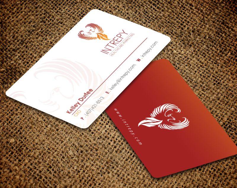 Design de Carte de Visite par chandrayaan.creative pour Intrepy Healthcare Marketing | Design #12136265