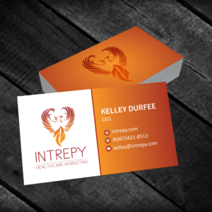 Business Card Design by Creative Jiniya for Intrepy Healthcare Marketing | Design: #12093786