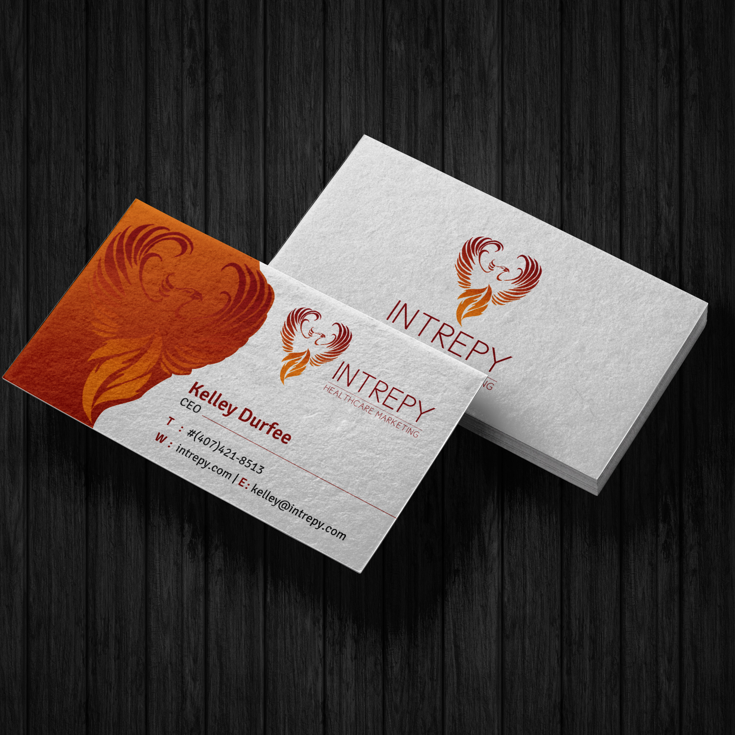 Diseño de Tarjeta de Presentación por Creative Jiniya para Intrepy Healthcare Marketing | Diseño #12093787