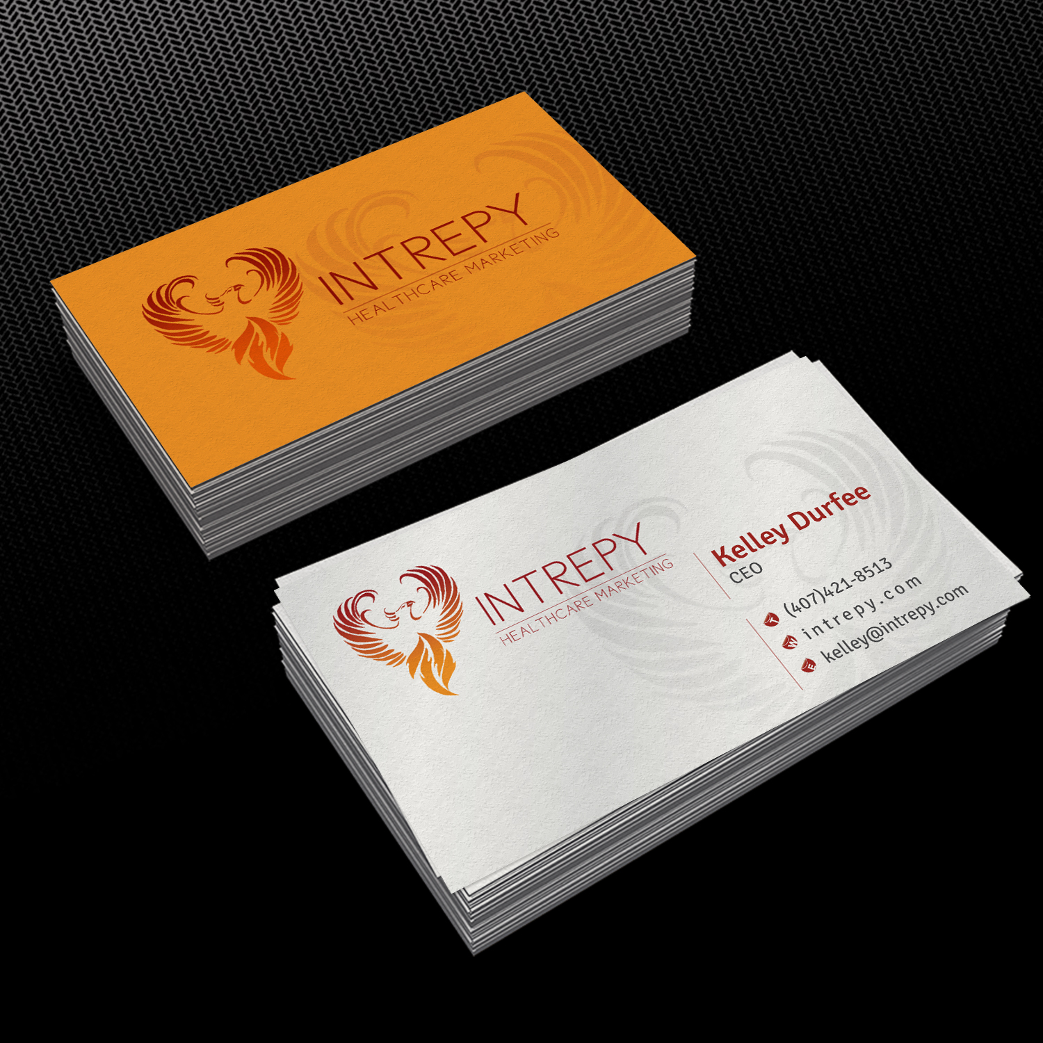 Design de Carte de Visite par Creative Jiniya pour Intrepy Healthcare Marketing | Design #12093788