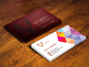Business Card Design by alhemique1 for Intrepy Healthcare Marketing | Design: #12046021