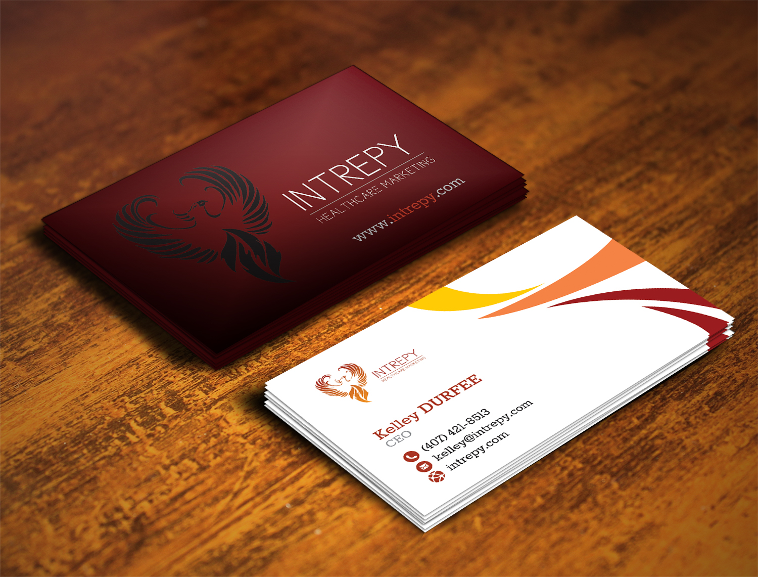 Design de Carte de Visite par alhemique1 pour Intrepy Healthcare Marketing | Design #12046023