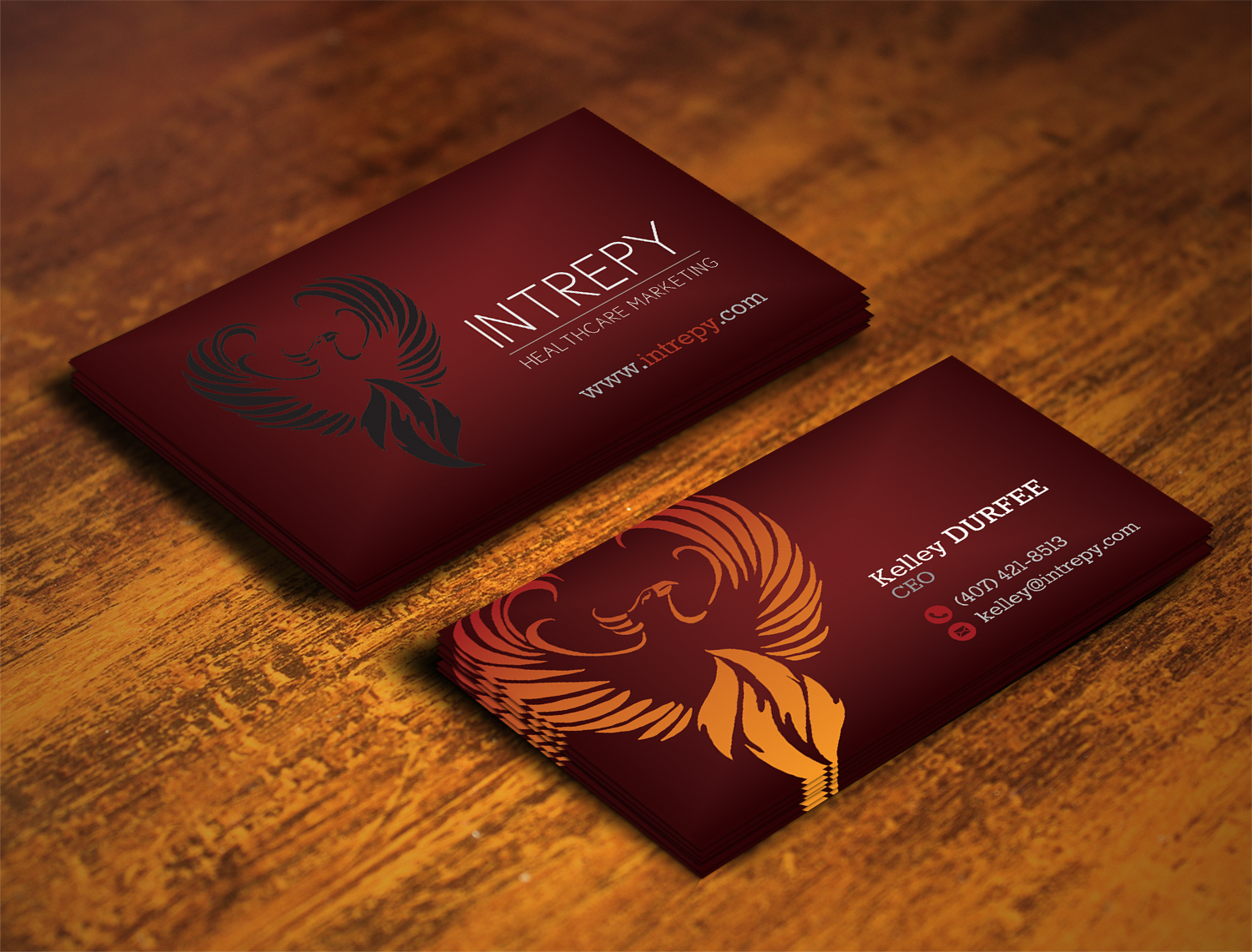 Diseño de Tarjeta de Presentación por alhemique1 para Intrepy Healthcare Marketing | Diseño #12048191
