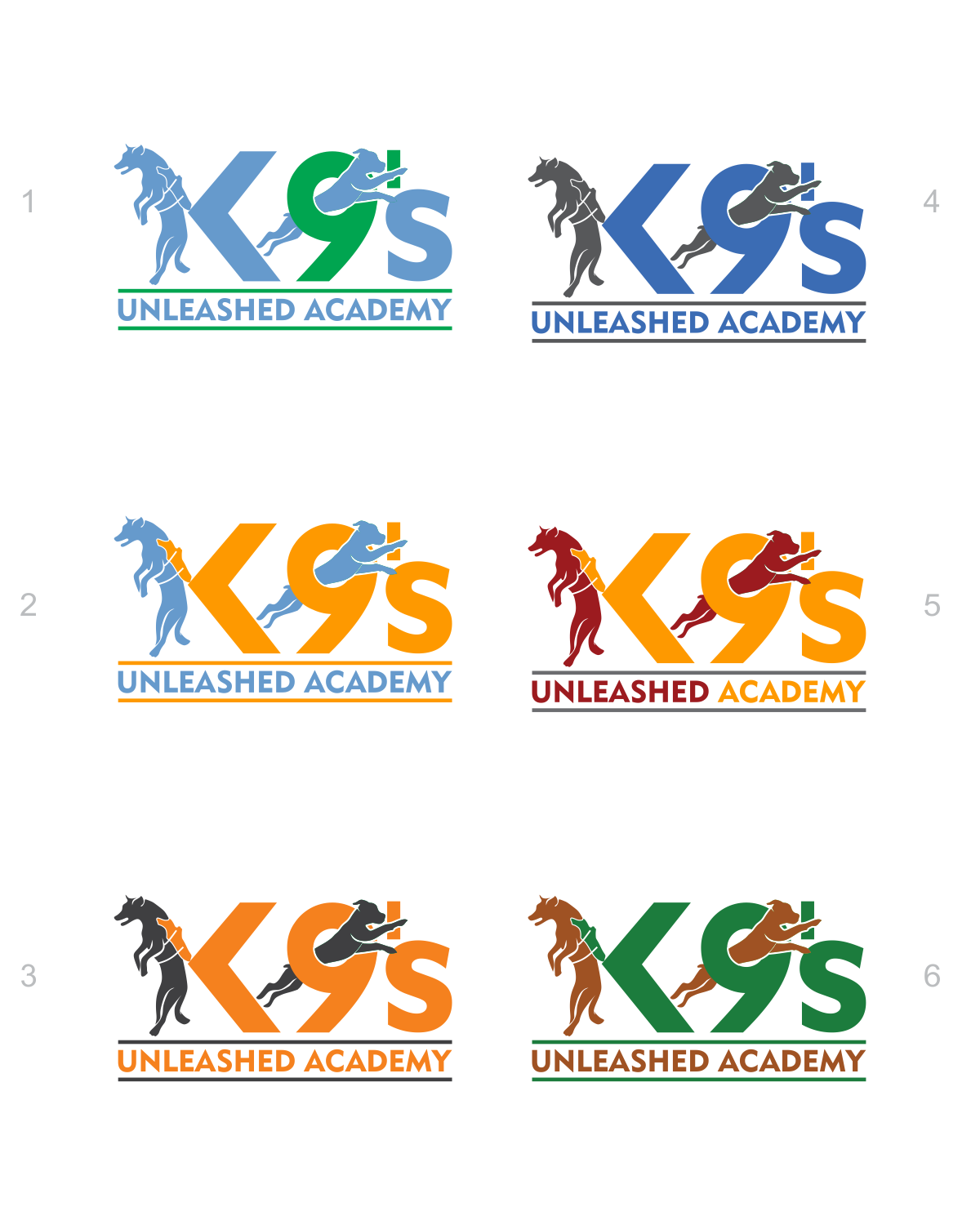 Logo Design by moisesf for K9's Unleashed Academy | Design #12108150
