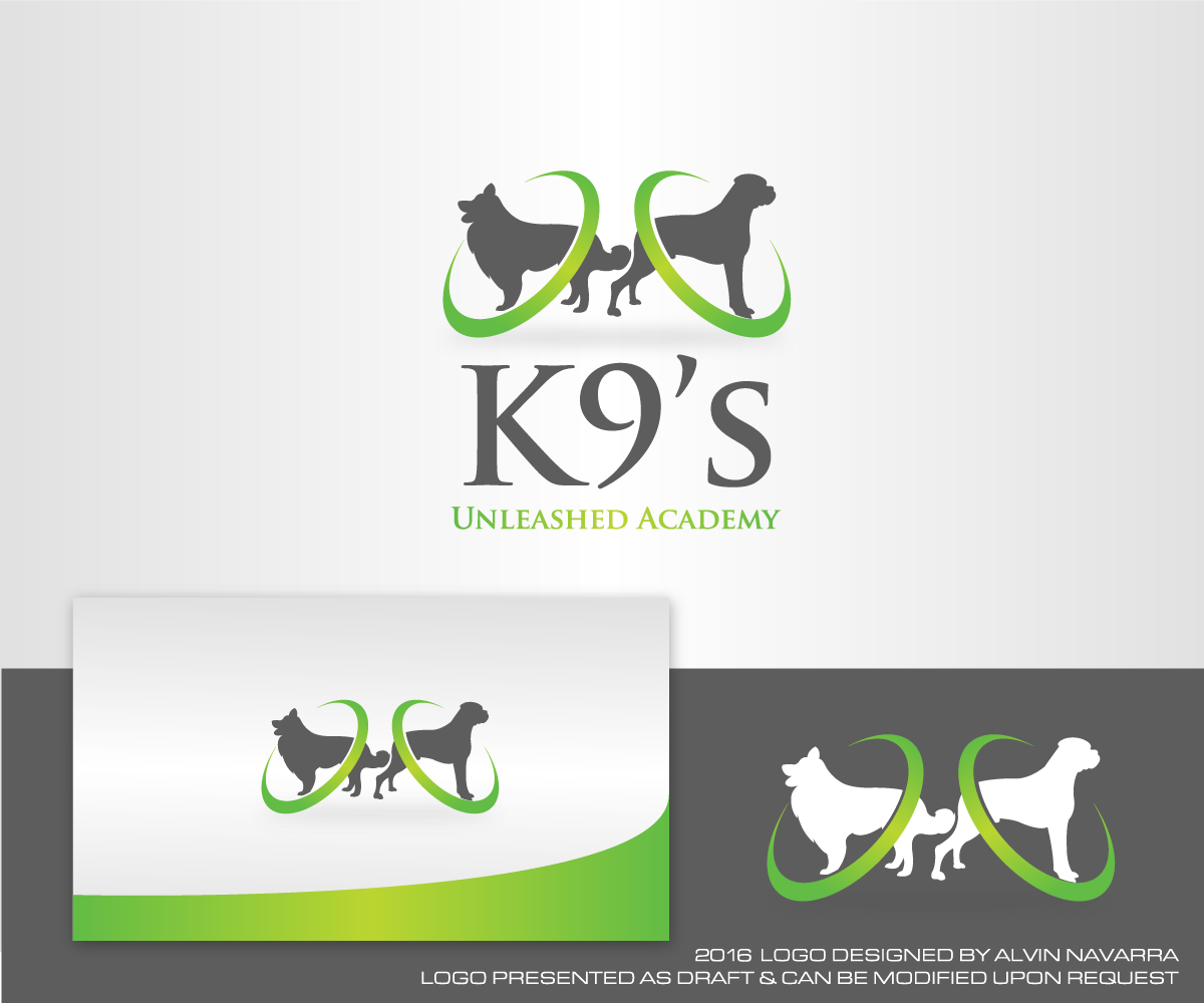 Logo Design by alvinnavarra for K9's Unleashed Academy | Design #12157568