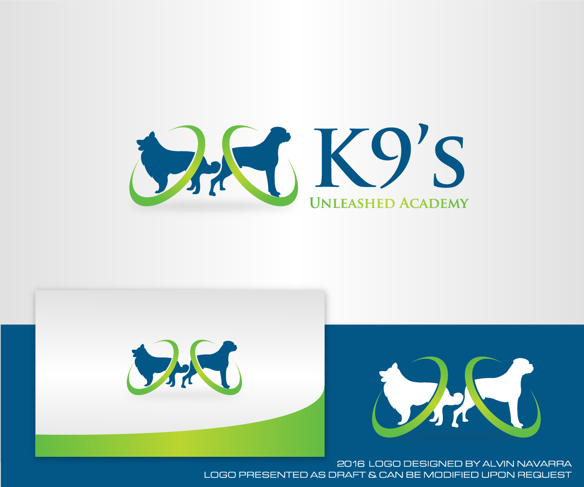 Logo Design by alvinnavarra for K9's Unleashed Academy | Design #12157595