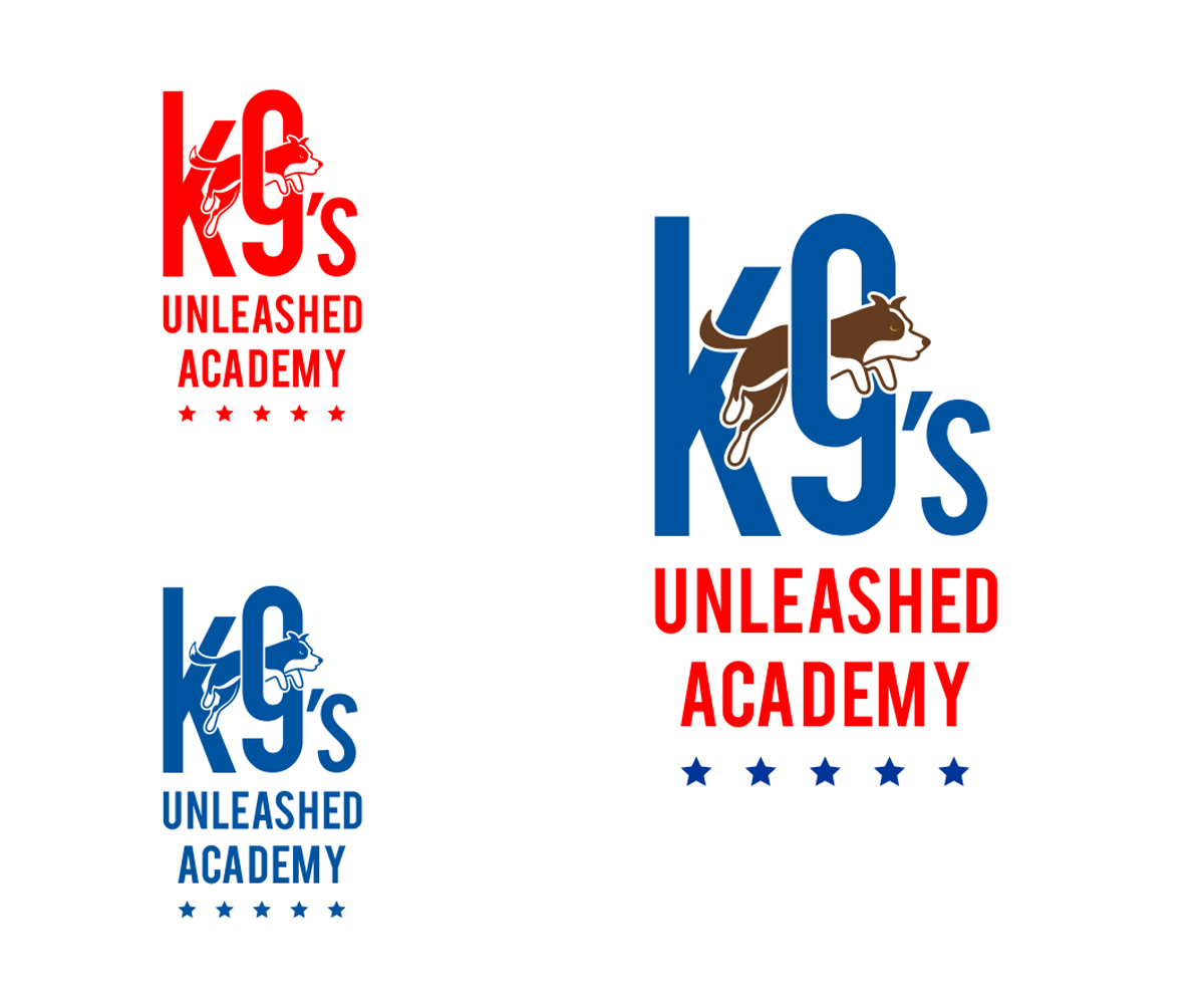 Logo Design by El Ojo creativo for K9's Unleashed Academy | Design #12120106