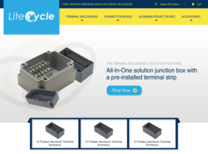 Landing Page-Design von Deli für Lite Cycle LLC | Design: #12083590