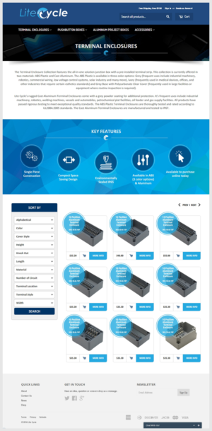 Landing Page-Design von -Marc- für Lite Cycle LLC | Design: #12121094