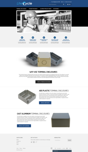Landing Page-Design von jeckx2 für Lite Cycle LLC | Design: #12091023