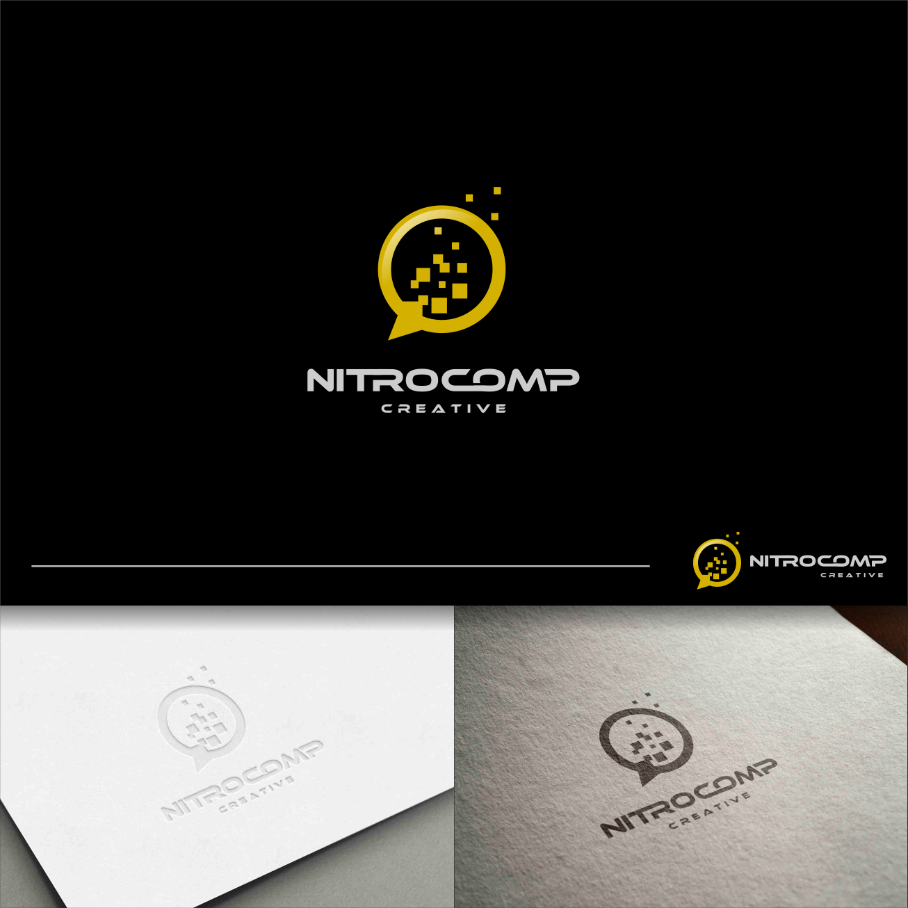 Logo Design by artswolf for NitroComp Creative | Design #12099008