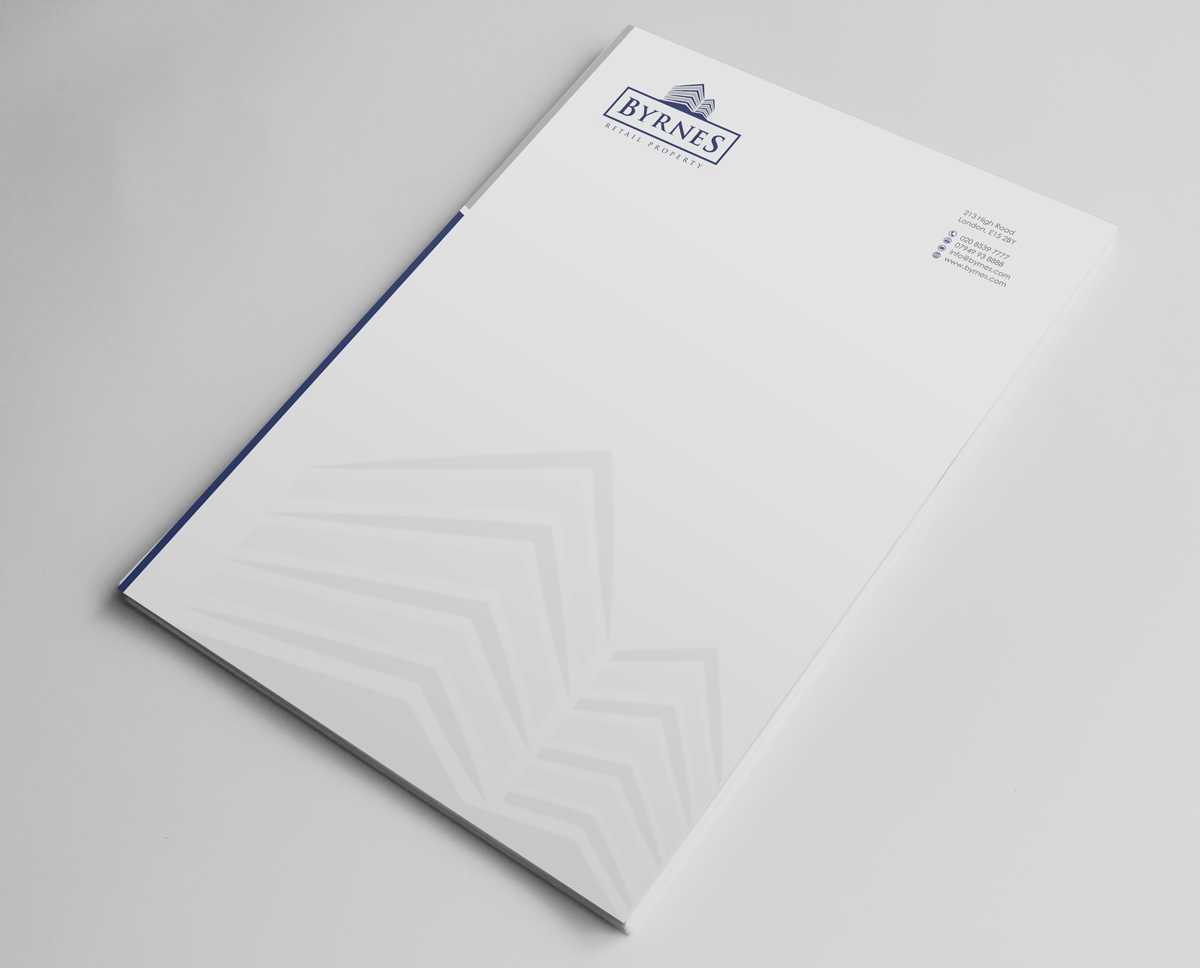 Diseño de Membrete por logodentity para BYRNES DEVELOPMENT GROUP (AUST) PTY LTD | Diseño #2375840