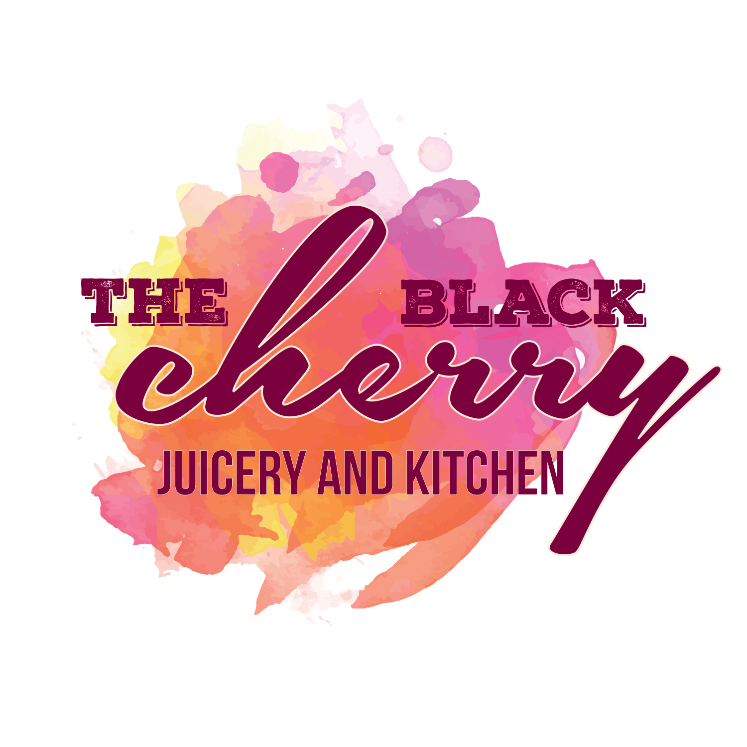 Logo Design by Cre8tive Junction for The Black Cherry Juicery and Kitchen | Design #12071305