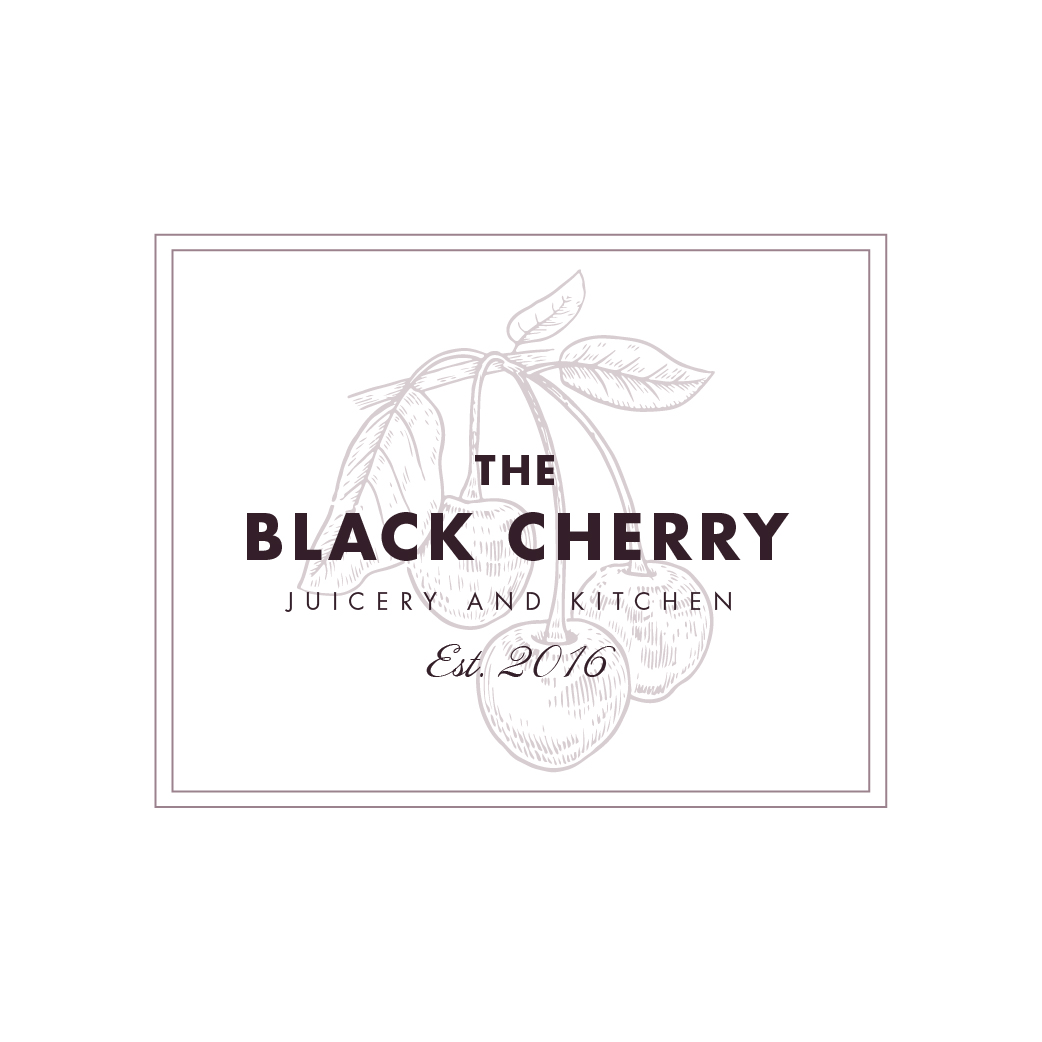 Design de Logo par Irina Makedonska pour The Black Cherry Juicery and Kitchen | Design #12033761