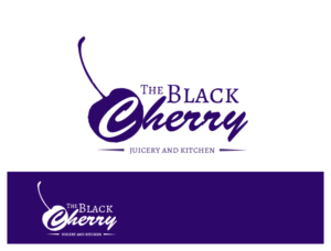 Logo Design by sanjaya for The Black Cherry Juicery and Kitchen | Design #12041403