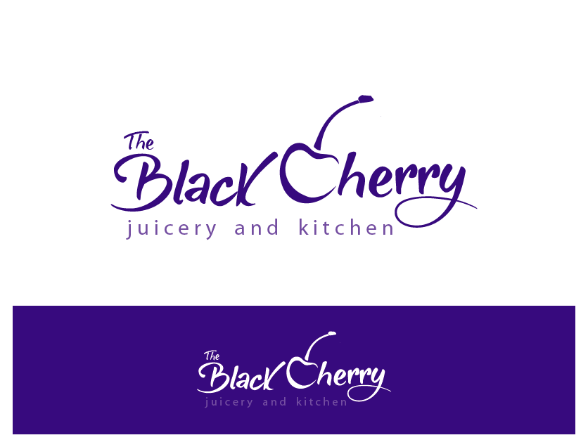 Diseño de Logo por sanjaya para The Black Cherry Juicery and Kitchen | Diseño #12041815