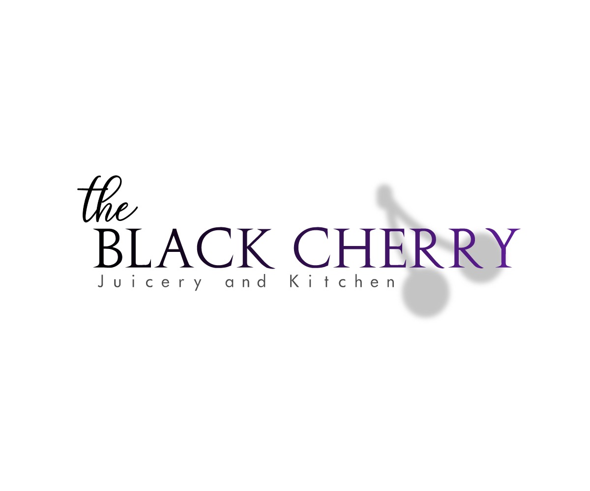 Logo Design by Madebyshunu for The Black Cherry Juicery and Kitchen | Design #12061103