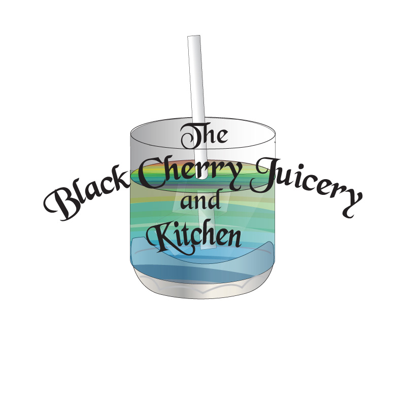 Logo Design by ktgrandy for The Black Cherry Juicery and Kitchen | Design #12049248