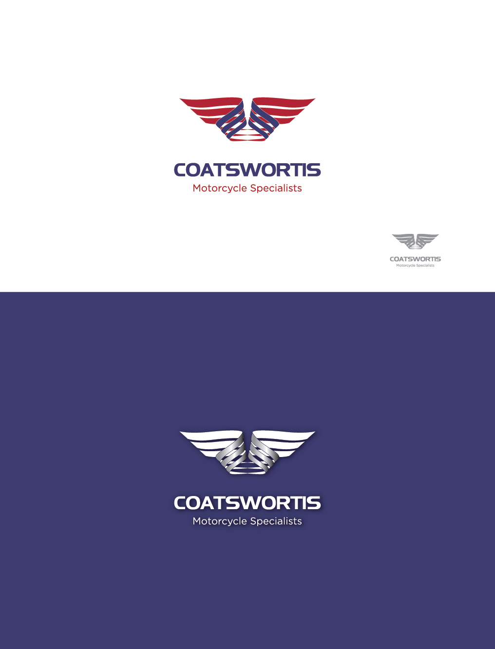 Logo Design by mosu for Coatsworths Motorcycle Specialists | Design #12063279