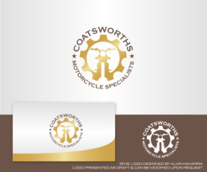 Logo Design by alvinnavarra for Coatsworths Motorcycle Specialists | Design #12150250