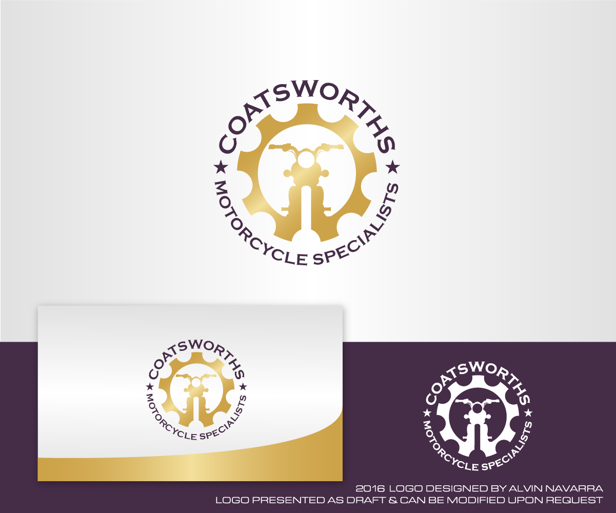 Logo Design by alvinnavarra for Coatsworths Motorcycle Specialists | Design #12150274