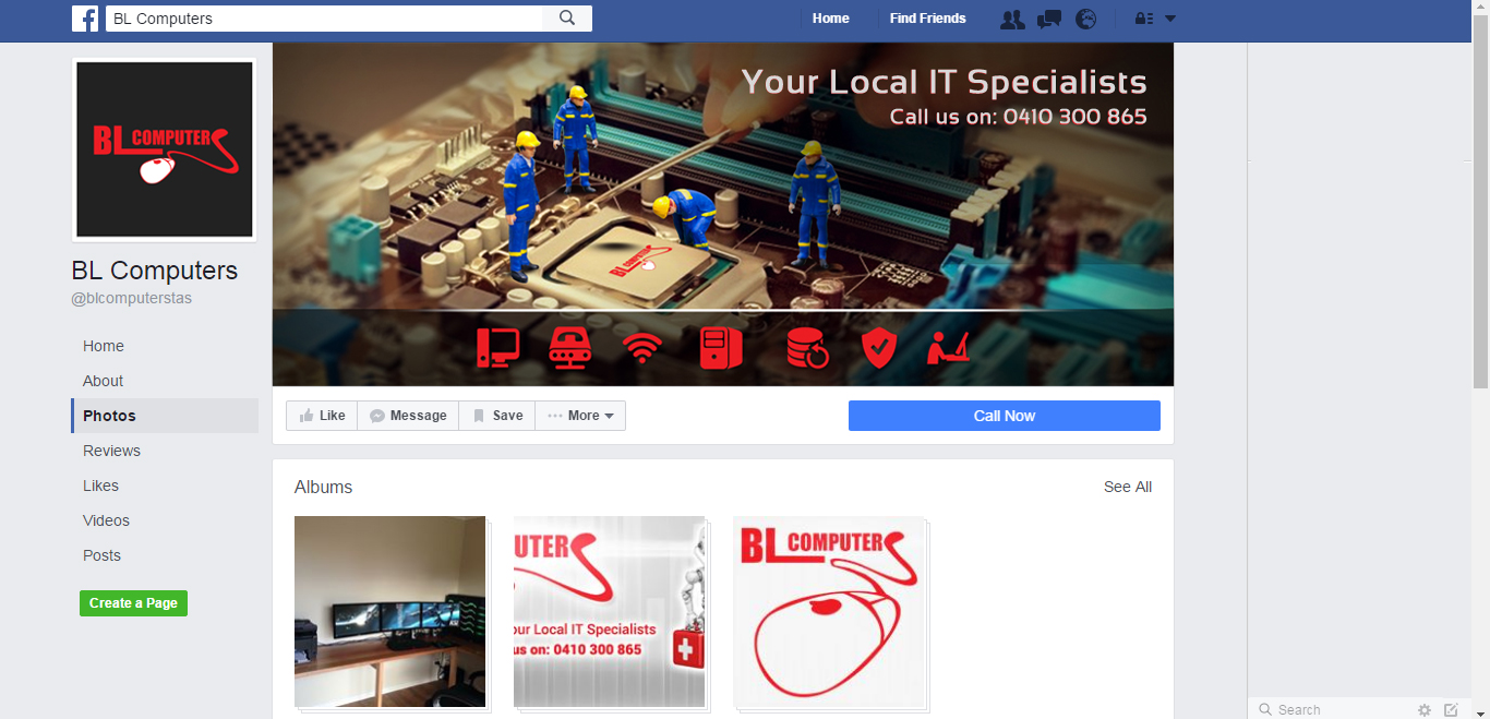 Facebook Design by Shan for BL Computers | Design #12048903