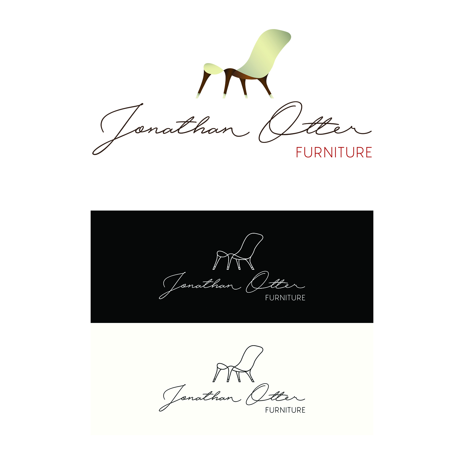 Logo Design by Filo F for Jonathan  Otter - Furniture Maker | Design #12074090