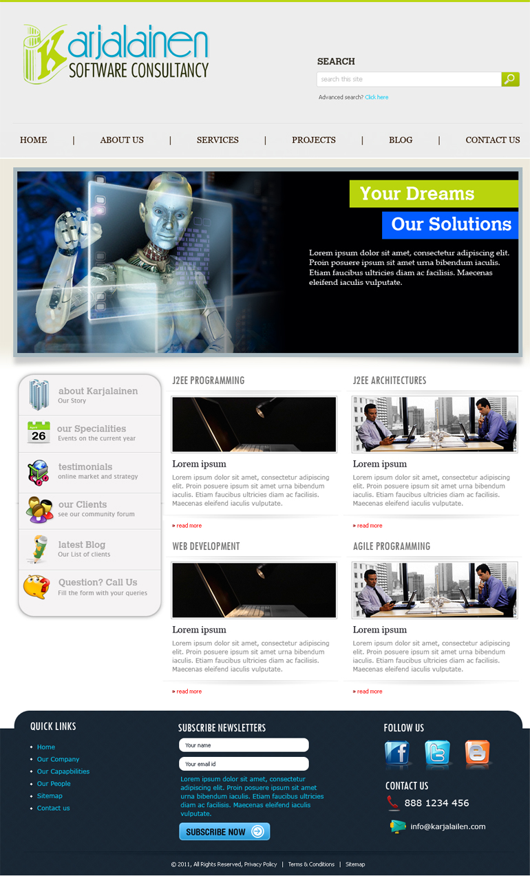 Web Design by Expert Designer for this project | Design #533185