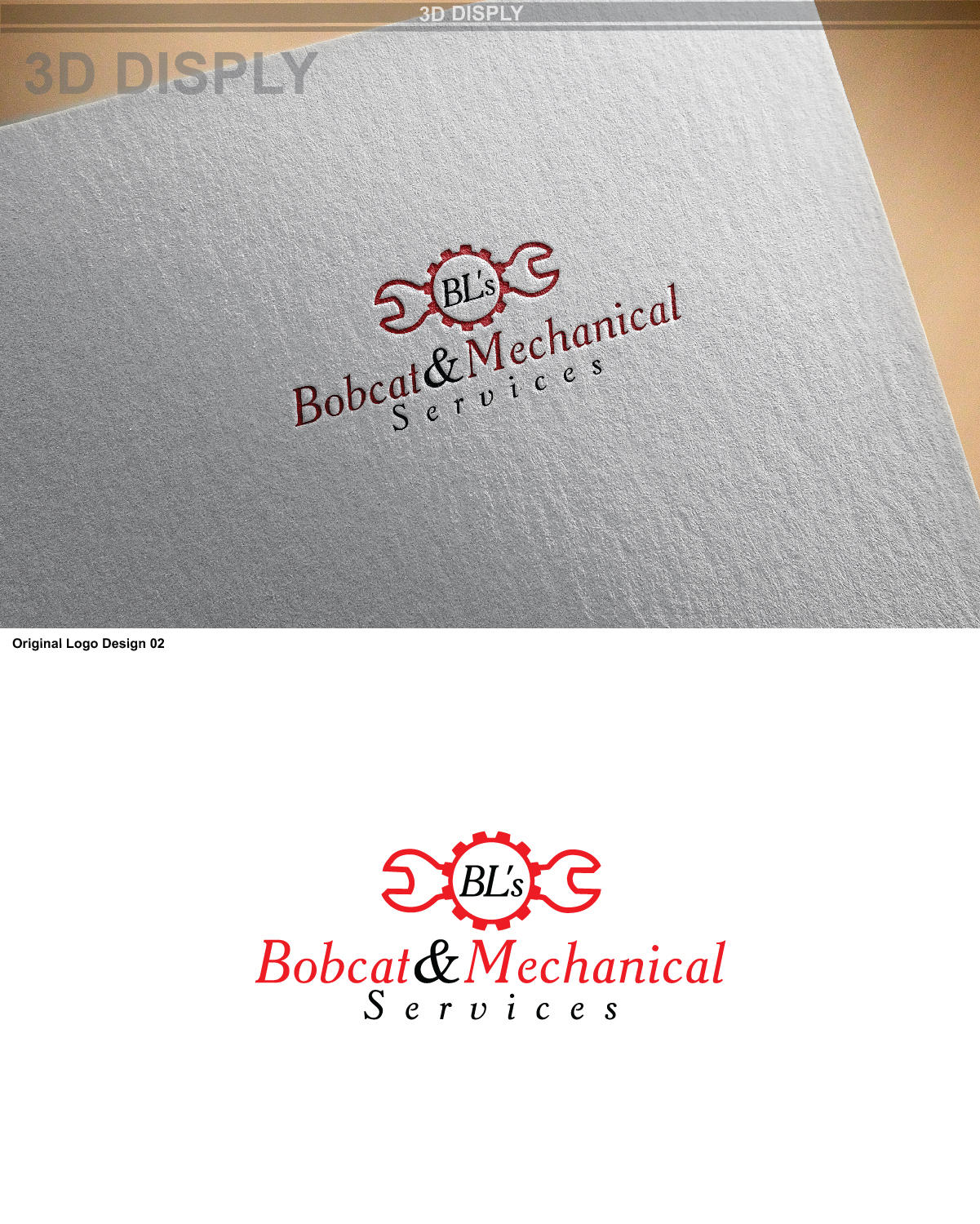 Logo Design by tracy231976 for BL,s Bobcat And Mechanical Services | Design #12030192