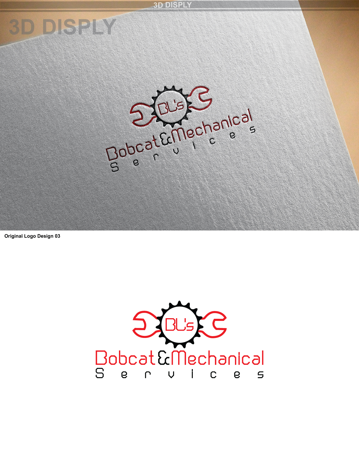 Logo Design by tracy231976 for BL,s Bobcat And Mechanical Services | Design #12030194