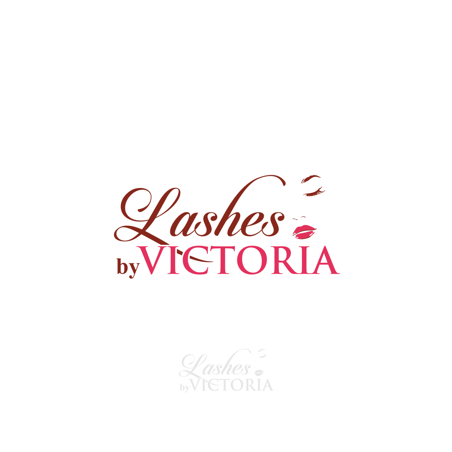 Diseño de Logo por Ark4 para Lashes By Victoria | Diseño #12129210