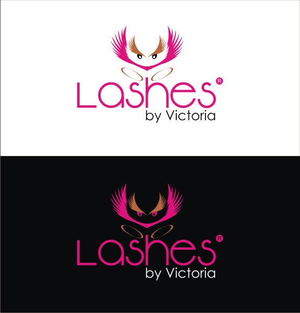 Logo Design by kadaldesain for Lashes By Victoria | Design #12098925