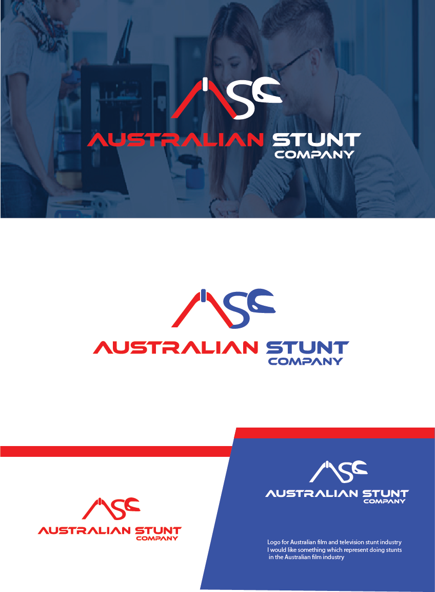 Logo Design by gleace design 2022 for Austrlian stunt company | Design #12069283