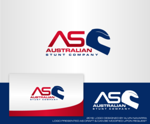 Logo Design by alvinnavarra for Austrlian stunt company | Design: #12041857
