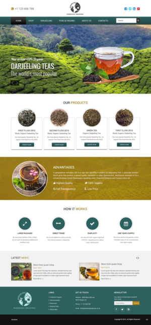 Web Design by pb for this project | Design: #12046596