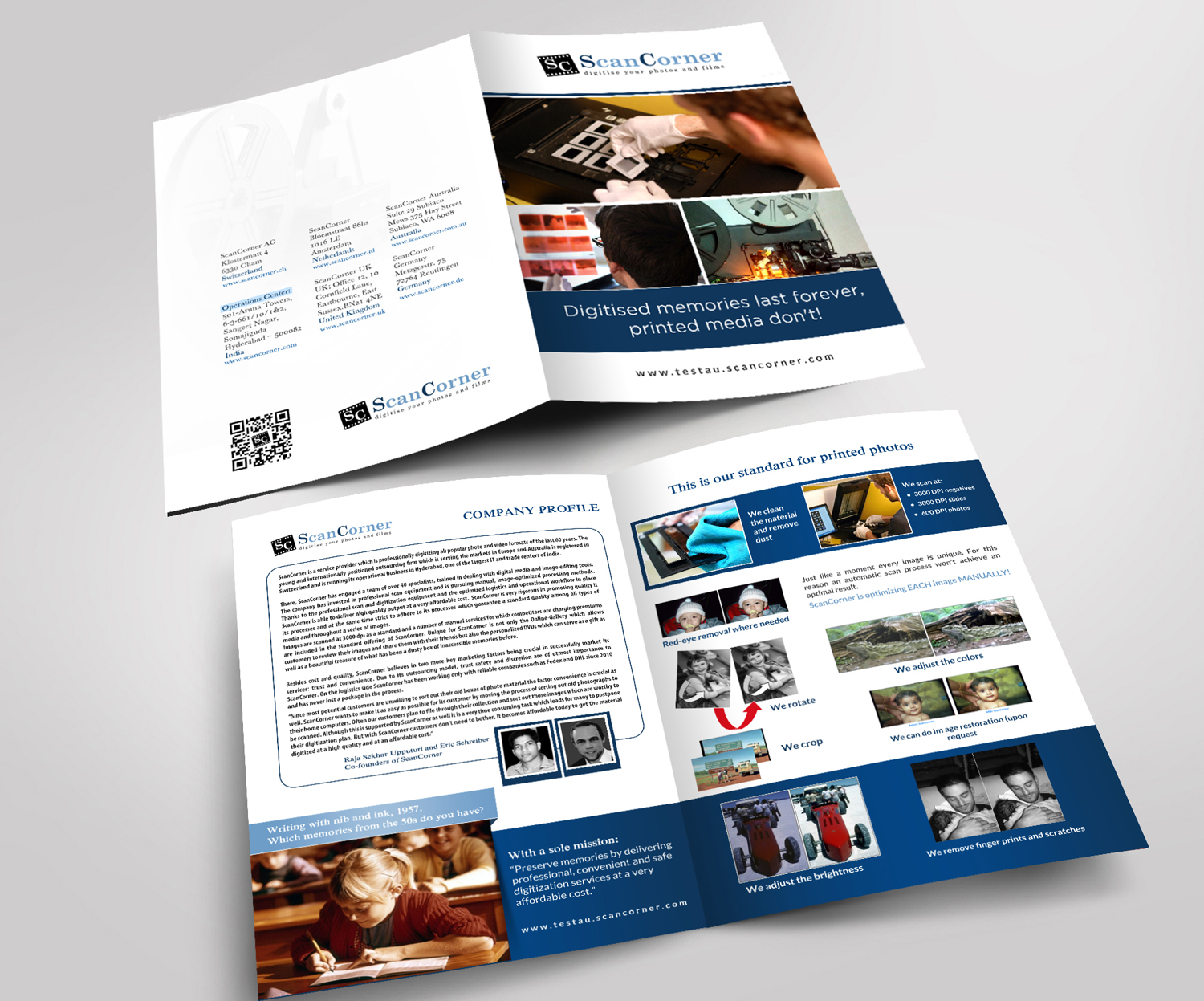 Brochure Design by debdesign for ScanCorner AG | Design #12280520