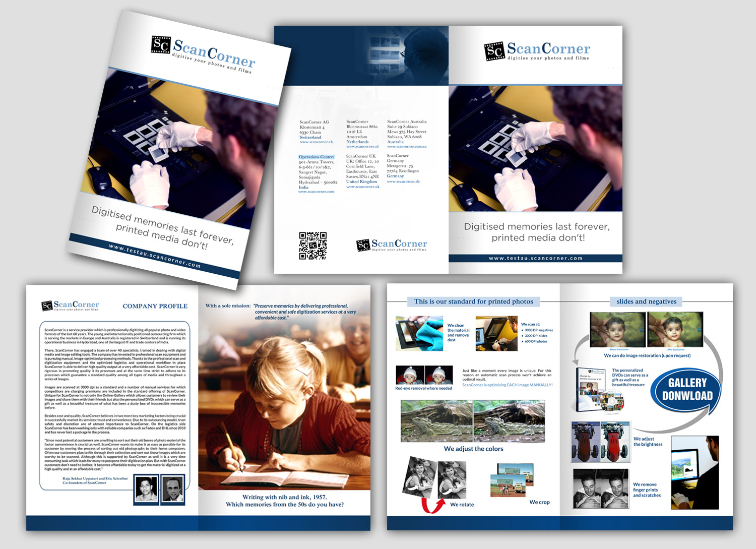 Brochure Design by debdesign for ScanCorner AG | Design #12302038