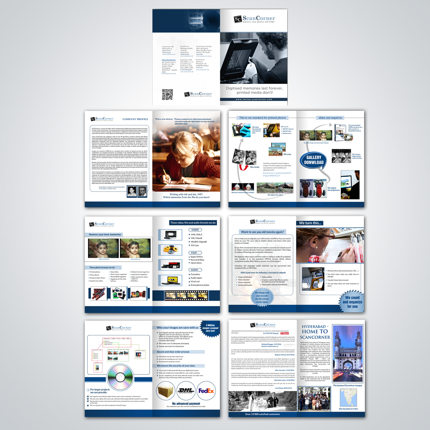 Design de Brochure par debdesign pour ScanCorner AG | Design #12420111