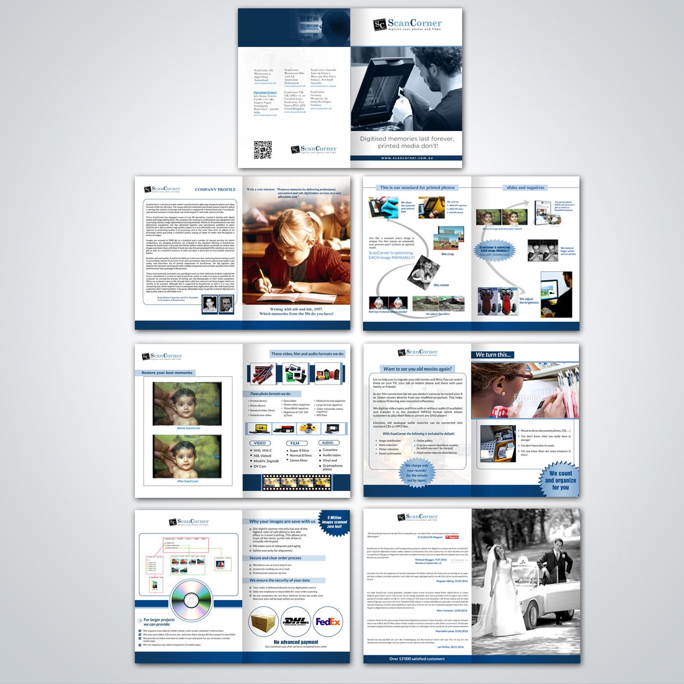 Brochure Design by debdesign for ScanCorner AG | Design #12441555