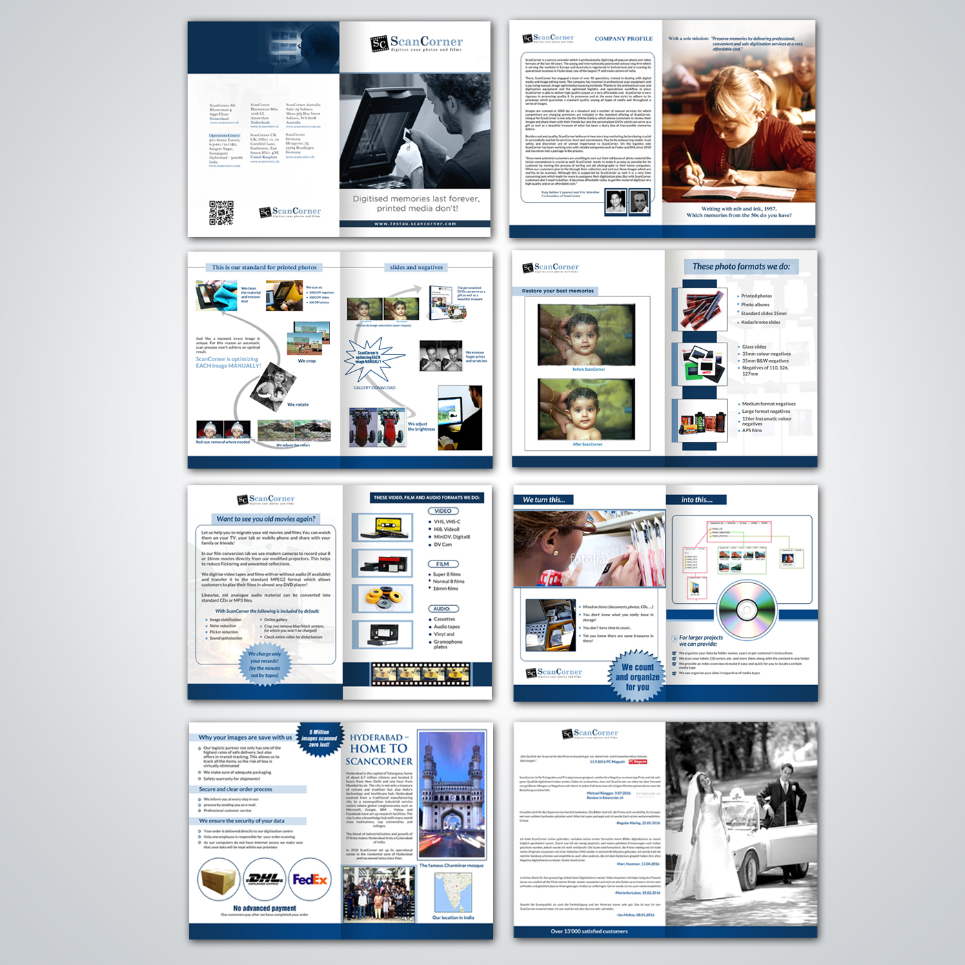 Brochure Design by debdesign for ScanCorner AG | Design #12459252