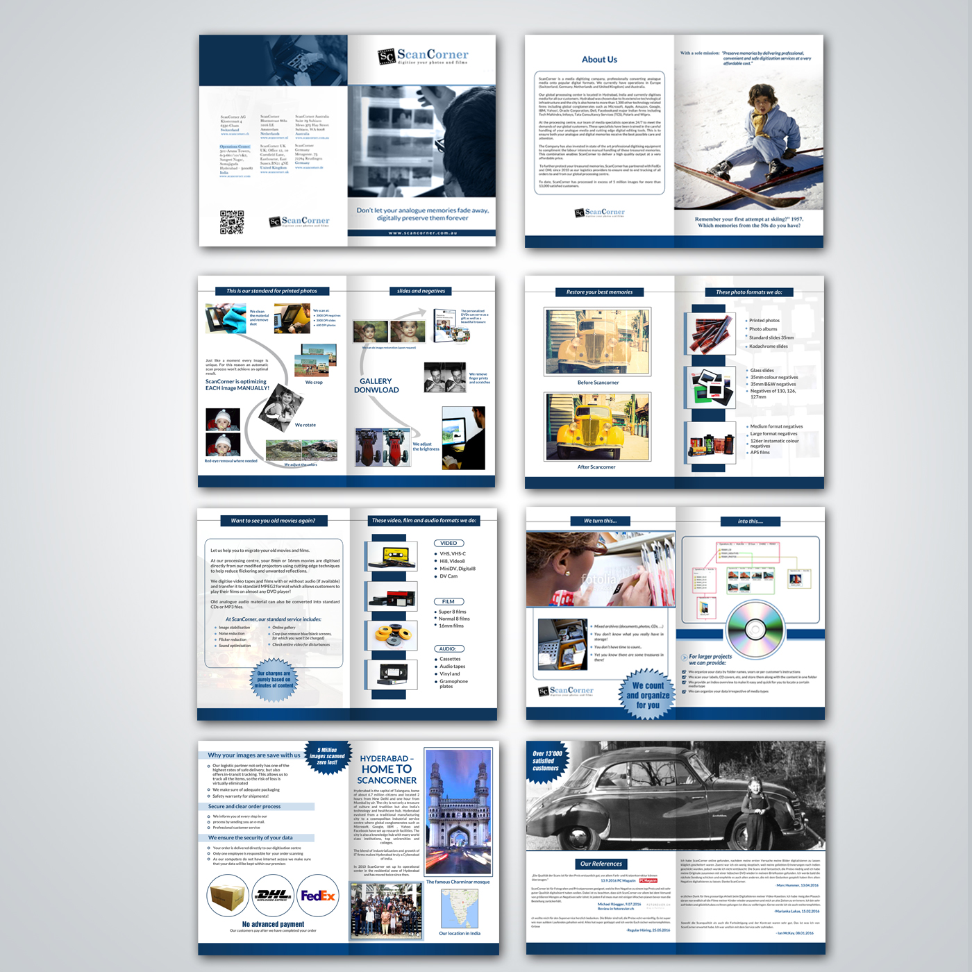 Brochure Design by debdesign for ScanCorner AG | Design #12547340