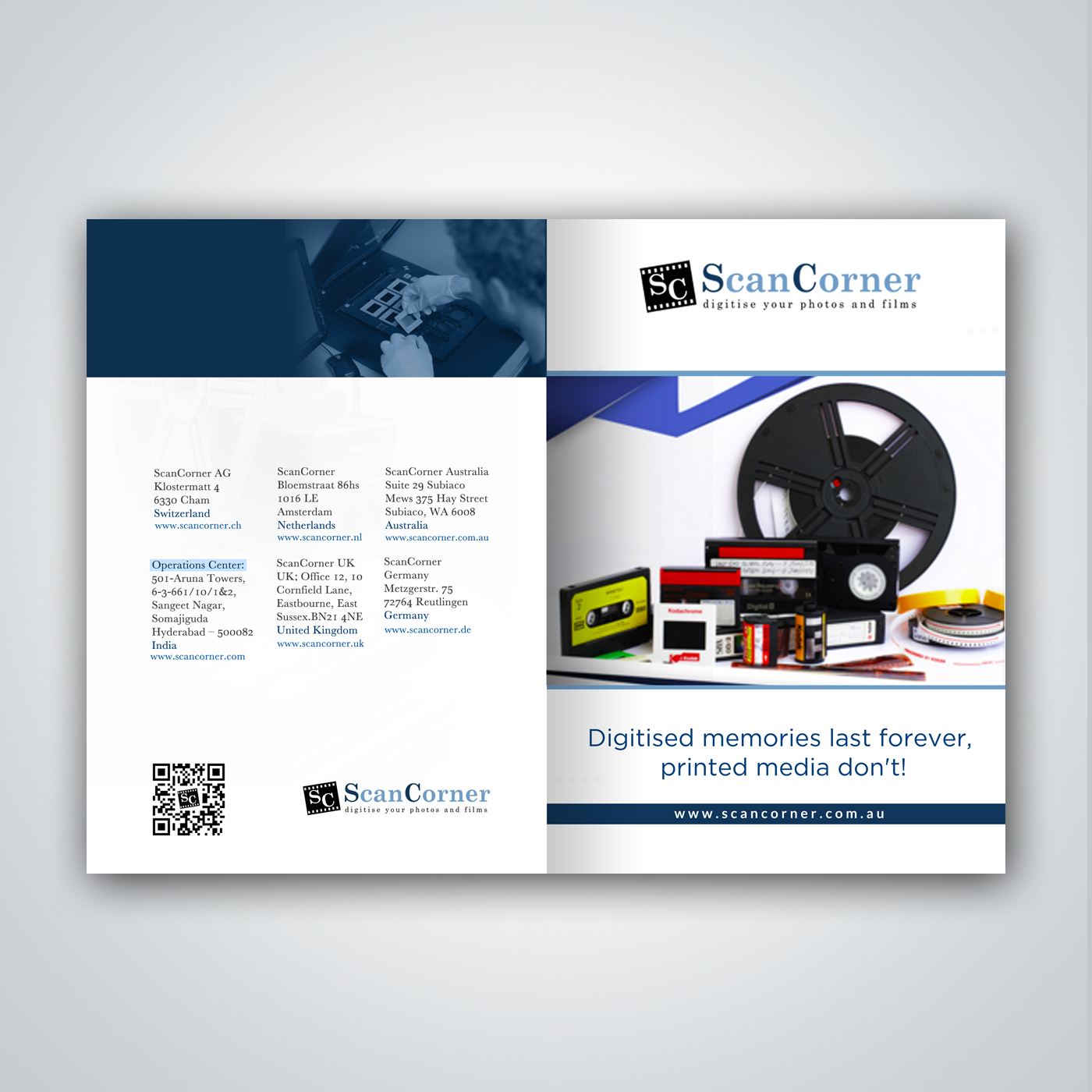 Brochure Design by debdesign for ScanCorner AG | Design #12547649