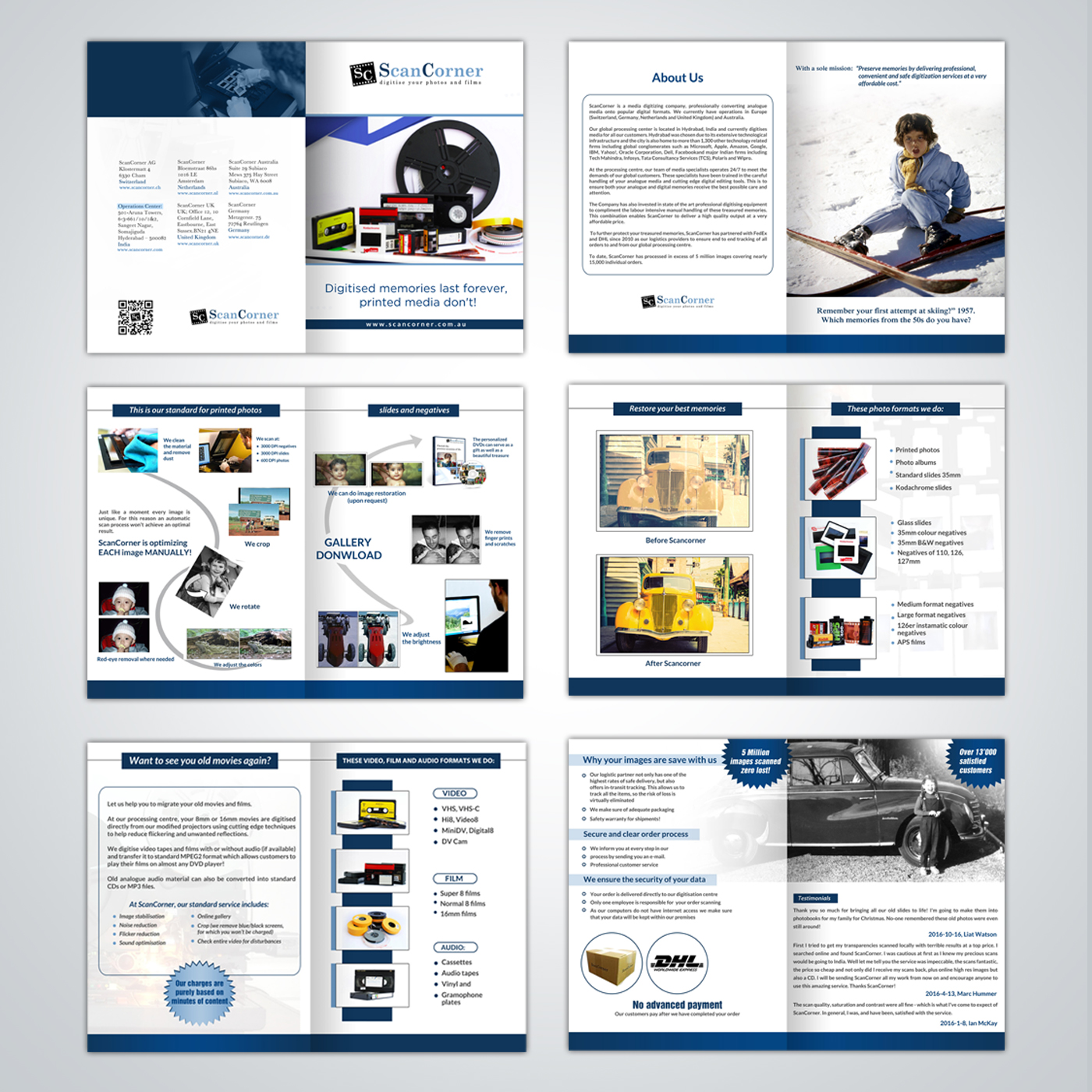 Brochure Design by debdesign for ScanCorner AG | Design #12565520