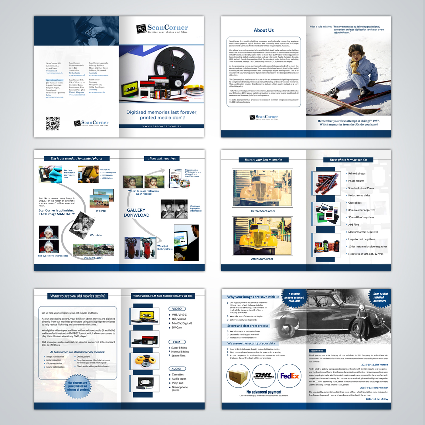 Brochure Design by debdesign for ScanCorner AG | Design #12574688