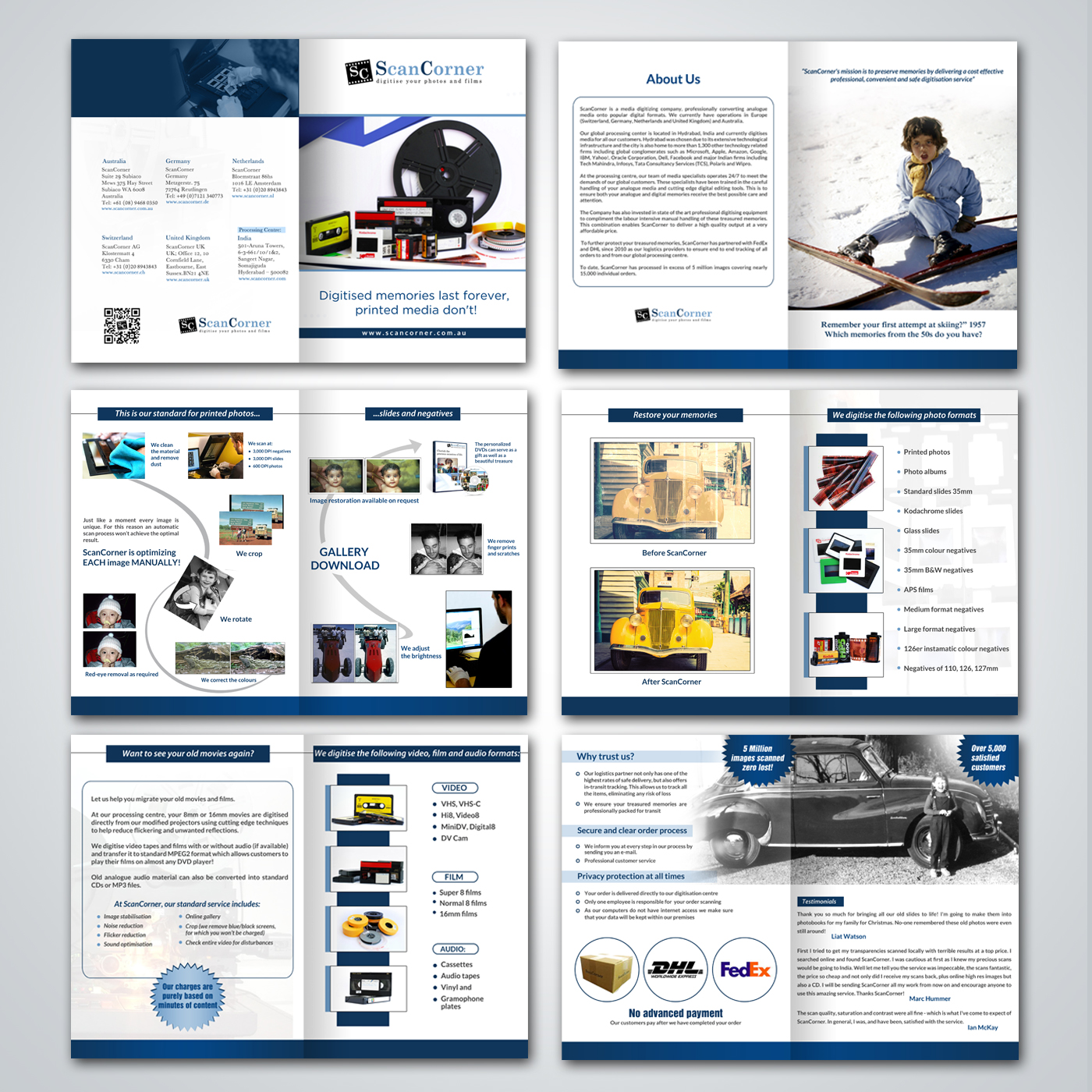 Brochure Design by debdesign for ScanCorner AG | Design #12661833