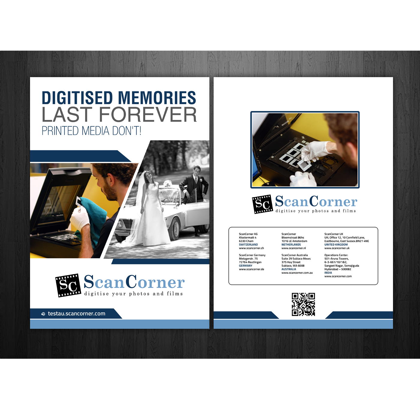 Brochure Design by creative.bugs for ScanCorner AG | Design #12268542