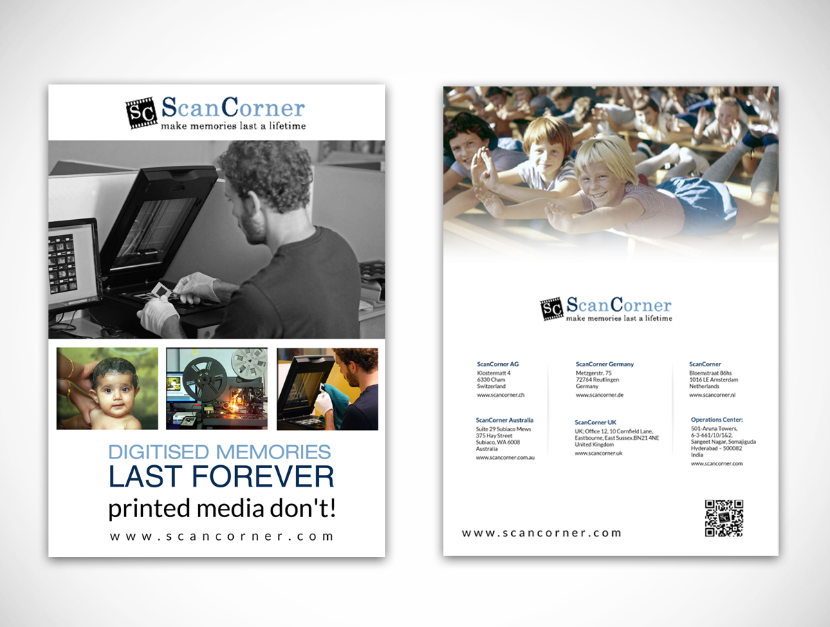 Brochure Design by creative.bugs for ScanCorner AG | Design #12271672