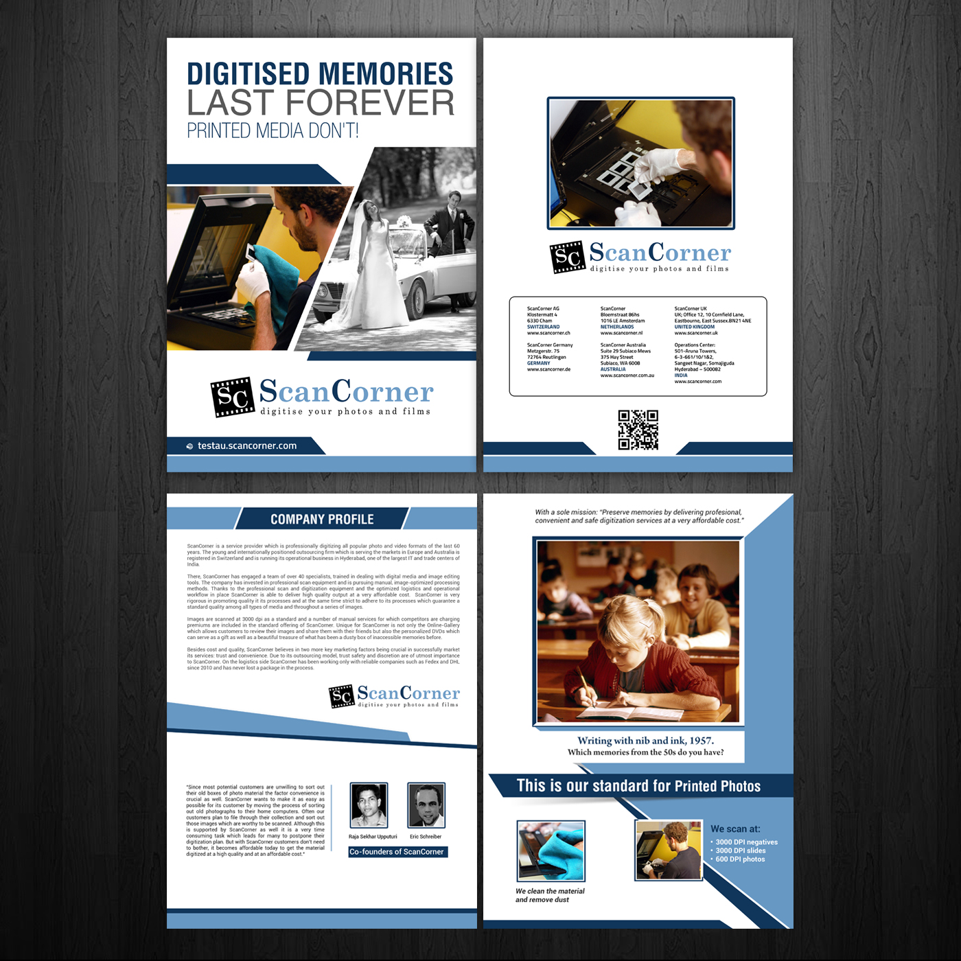 Brochure Design by creative.bugs for ScanCorner AG | Design #12281863