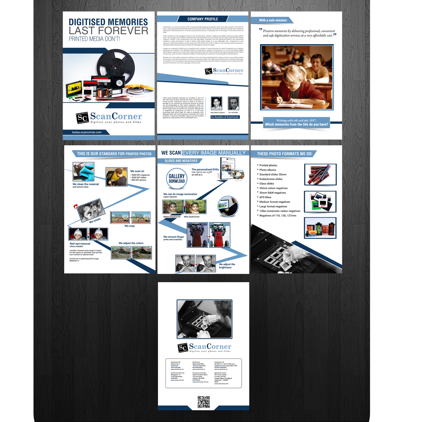 Brochure Design by creative.bugs for ScanCorner AG | Design #12302410